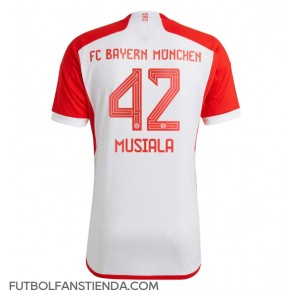 Bayern Munich Jamal Musiala #42 Primera Equipación 2023-24 Manga Corta